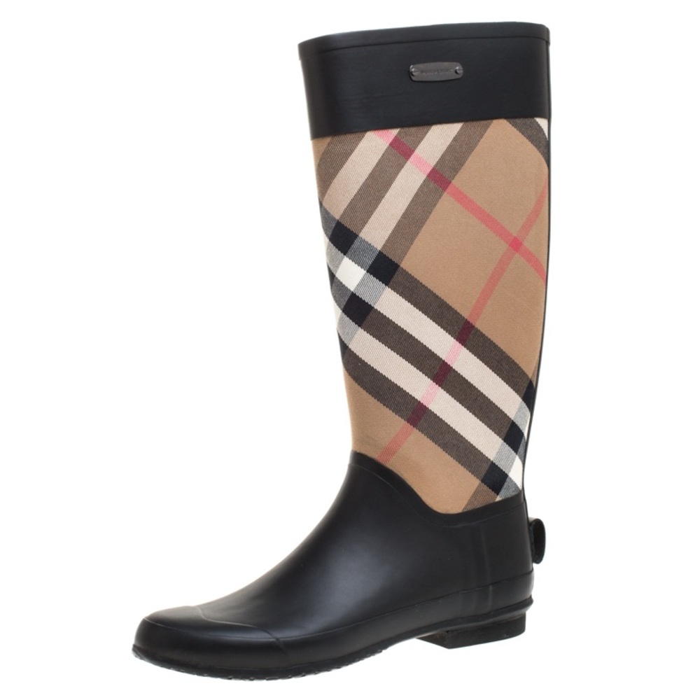 Burberry rain boots